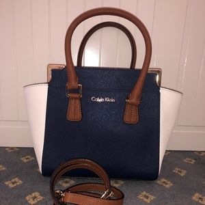Calvin Klein Saffiano Leather Crossbody